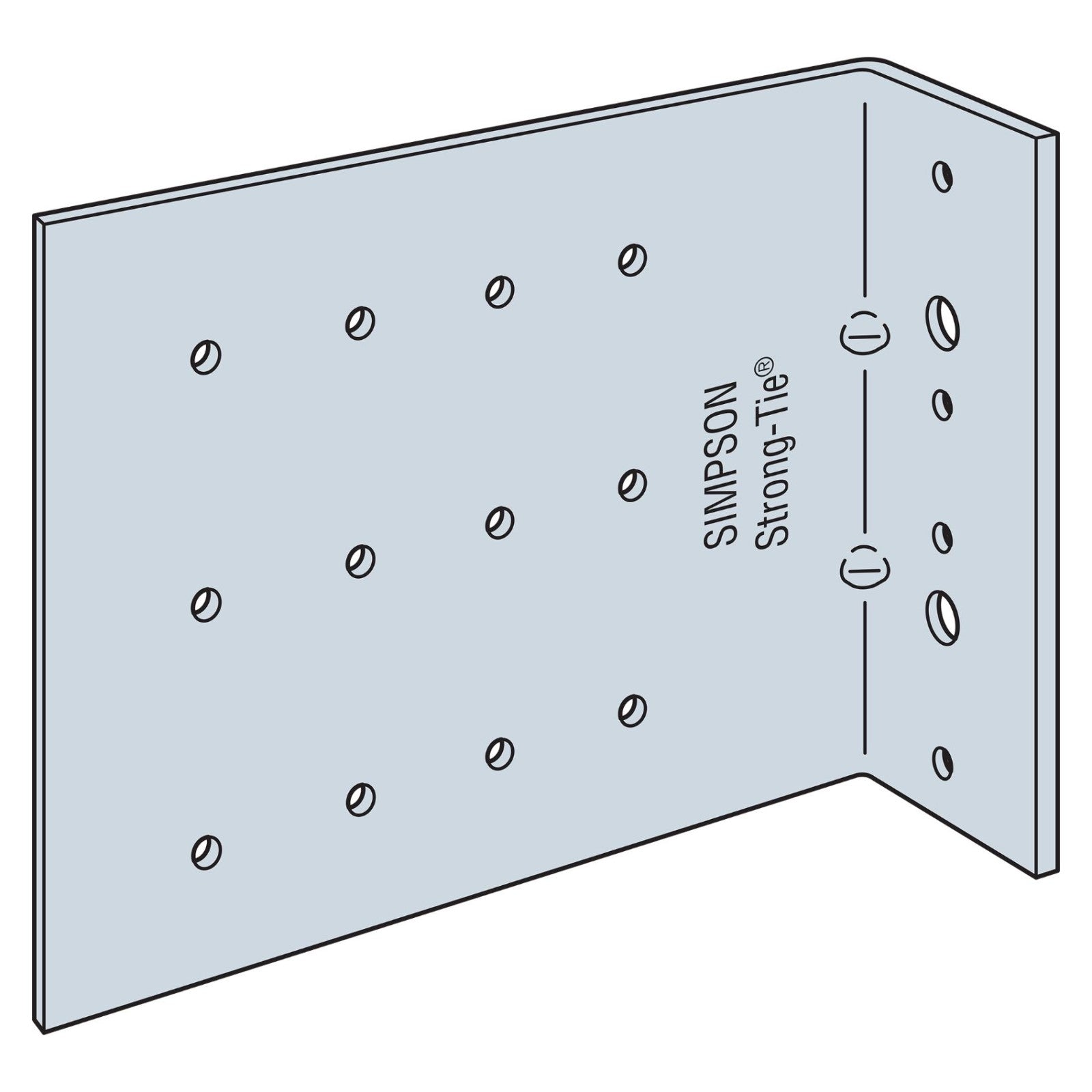 Simpson FC62597R25 Bypass Framing FixedClip Connector Pkg 25