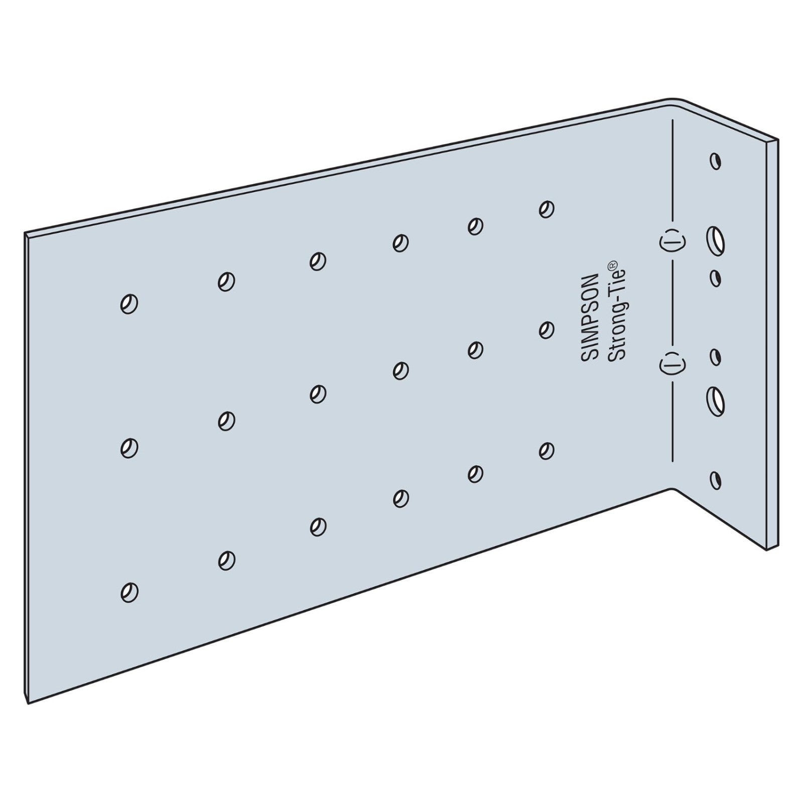 Simpson FC825118R25 Bypass Framing FixedClip Connector Pkg 25