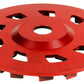 Premium Flat Twister Cup Wheel 16/20 Grit