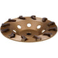 7" Rapida Cup Wheel 12-Segment 5/8-7/8" Arbor | Syntec