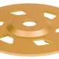 Syntec Premium Soft Flat Twister Cup Wheel  3-Segment 16/20 Grit