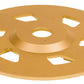 Syntec Premium Soft Flat Twister Cup Wheel  3-Segment 16/20 Grit
