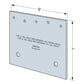 Simpson FRFP 7 inch X 9 inch Flat Retrofit Foundation Plate G90 Galvanized image 3 of 5