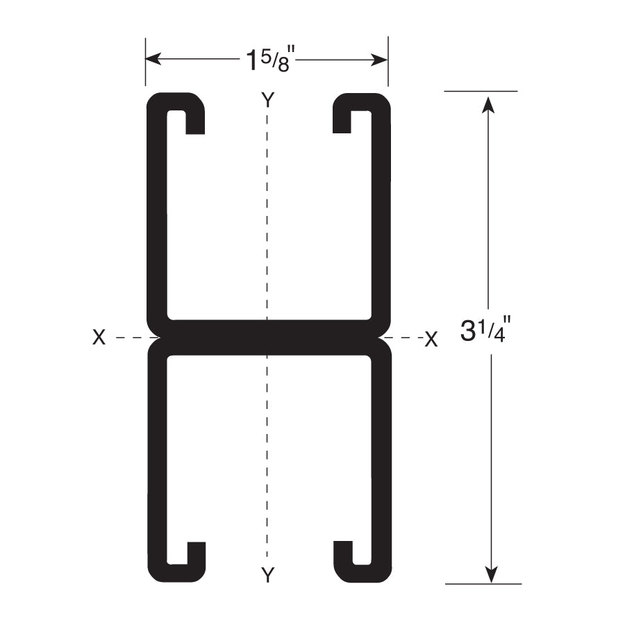 Flextrut FS-201 Slot Channel Drawing