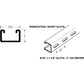 Flextrut FS-400 Short-Slot Slot Channel Drawing