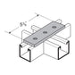 Flextruts FS-5008 3 Hole Splice Plate Drawing With Dimensions