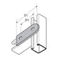 Flextruts FS-5011 2 Hole Swivel Plate Drawing With Dimensions