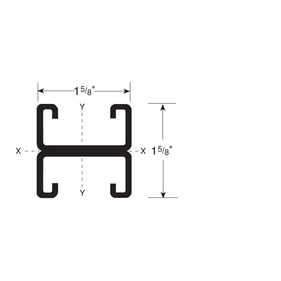Flexstrut FS-501 Drawing With Dimensions