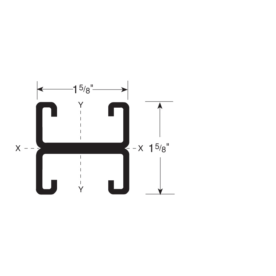 X Strut 1-5/8