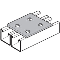 Flexstrut FS-5025 4-Hole Square Splice Plate Drawing