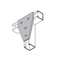 Flexstrut FS-5026 4-Hole T Gusset Plate Drawing