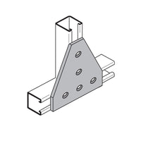 Flexstrut FS-5027 5-Hole T Gusset Plate Drawing