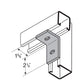 Flexstrut FS-5102 90 Degree Strut Angle Drawing With Dimensions