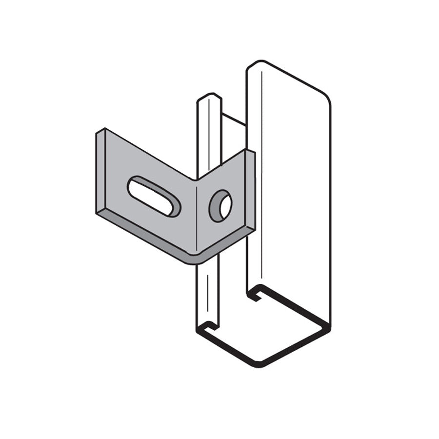 2Hole Adjustment Angle 15/8" x 25/8" ElectroGalvanized Fasteners