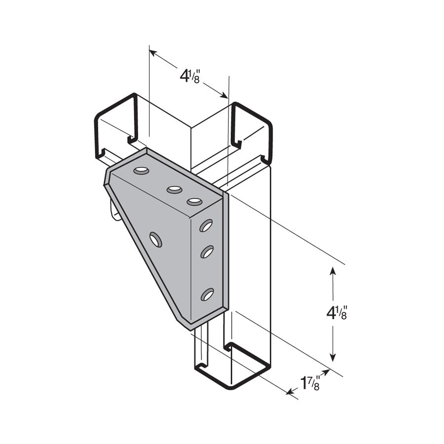 Flexstrut FS-5124 Drawing With Dimensions