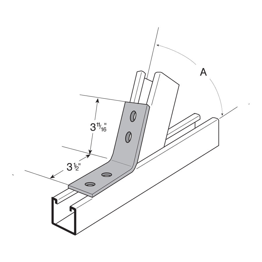 Flexstrut FS-5145 Drawing With Dimensions