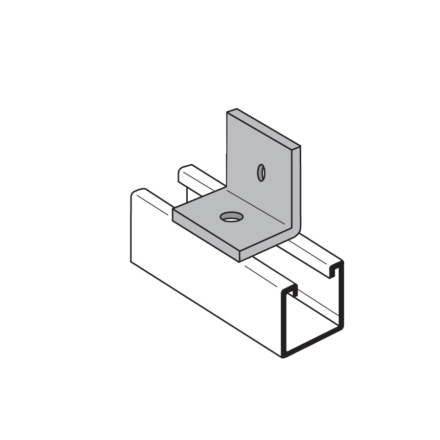 Tapped Corner Angle ElectroGalvanized Fasteners Plus