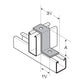 Flexstrut FS-5209-5215 Z Fitting Drawing With Dimensions