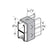 Flexstrut FS-5325 Clevis Fitting Drawing With Dimensions