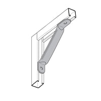 Flexstrut FS-5460 45 Degree Tube Knee Brace Drawing