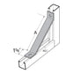 Flexstrut FS-5472 Straight Tube Brace Drawing With Dimensions