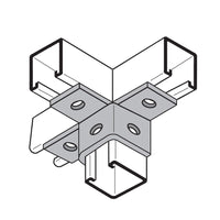 Flexstrut FS-5514 3-Way Channel Wing Connector Drawing