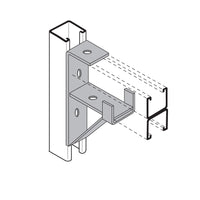 Flexstrut FS-5650 Bracket Brace Adapter For FS-201 Drawing