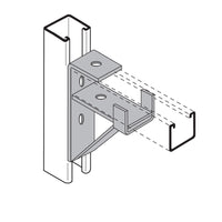 Flexstrut FS-5651 Bracket Brace Adapter For FS-200 Drawing