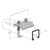 Flexstrut FS-5709 U-Bolt Beam Clamp For FS-200 Channel Drawing