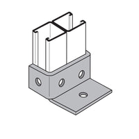 Flexstrut Back To Back Channel Post Base Drawing