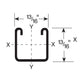 Flextrut FS-600 19 Gauge Strut Channel Drawing