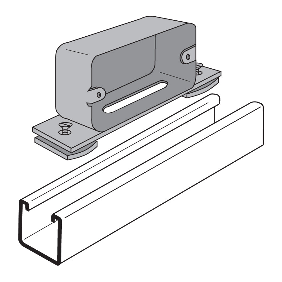 Strut Outlet Box Assembly - Electro-Galvanized – Fasteners Plus