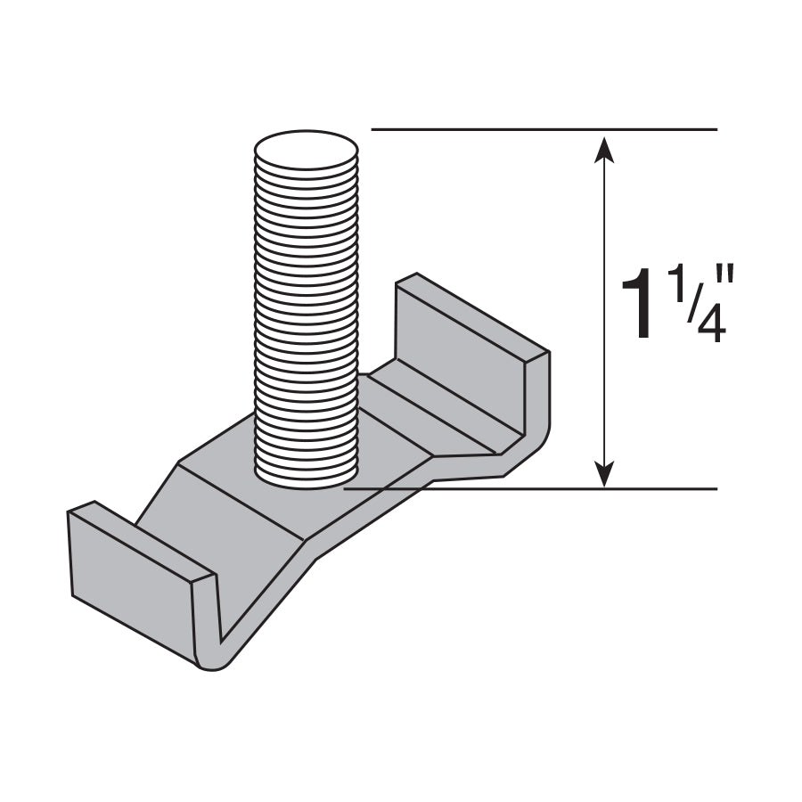 Flextrut Fixture Stud Nut Drawing With Dimensions