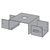 GHD Top-Flange Girder Saddle Hanger Illustration