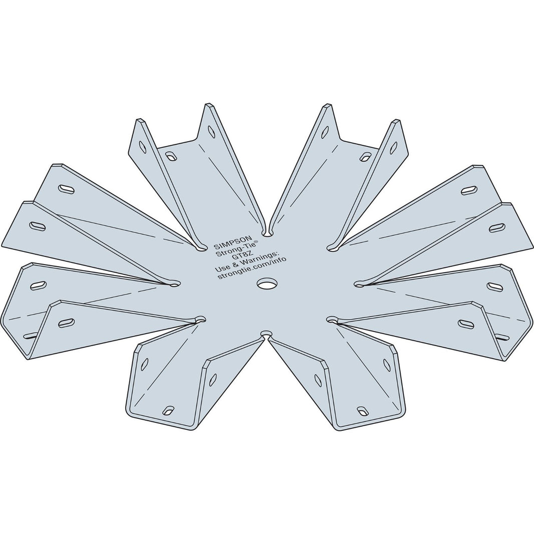 Decorative Gable Plates and Gazebo Ties Fasteners Plus