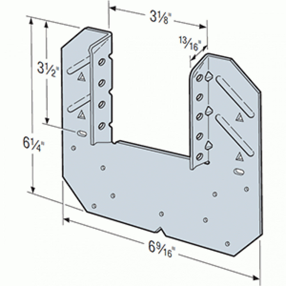 Simpson H10A2 Hurricane Tie G90 Galvanized image 1 of 3 image 2 of 3 image 3 of 3