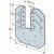 Simpson H10A Hurricane Tie G90 Galvanized image 1 of 3 image 2 of 3 image 3 of 3