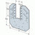 Simpson H10AR Hurricane Tie G90 Galvanized image 2 of 2