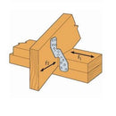 Simpson Strong-Tie H2.5AZ Single-Sided Hurricane Tie for Roof Rafters ...
