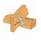 Simpson Strong-Tie H2.5AZ Single-Sided Hurricane Tie for Roof Rafters ...