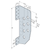 HCJTZ Concealed Joist Tie with Pins Callout