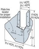Simpson Strong-Tie HCP2 Hip Corner Plate - Galvanized – Fasteners Plus