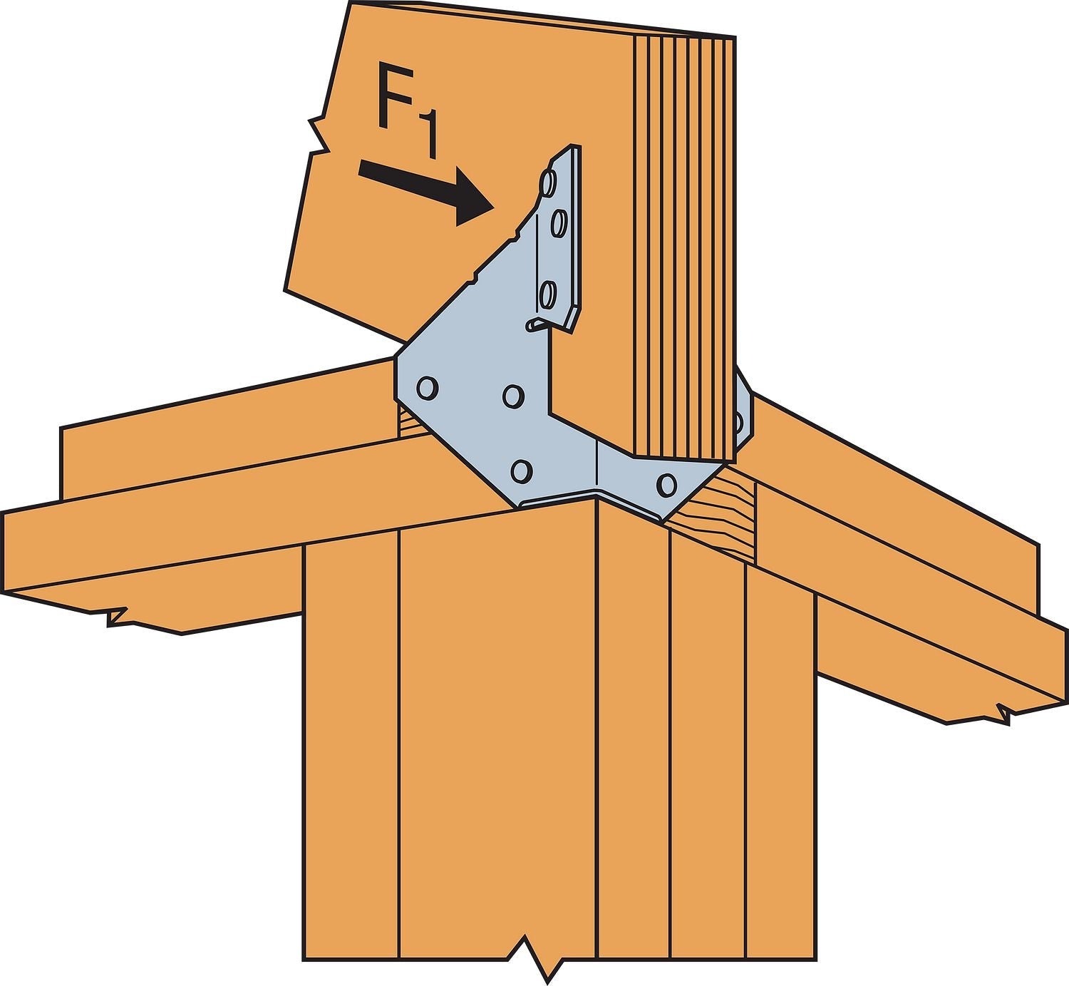 HCP Hip Corner Plate Typical Installation