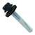 #1224 x 114 inch HG Steelbinder Metal Roofing Screw Black Pkg 250 image 1 of 2