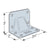 Simpson HGA10KTHDG Hurricane Gusset Angle wScrews Hot Dip Galvanized Pkg 10 image 2 of 2