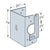 Simpson HSS4SDS3 4x Stud Shoe w 3 inch SDS Screws Galvanized image 2 of 2