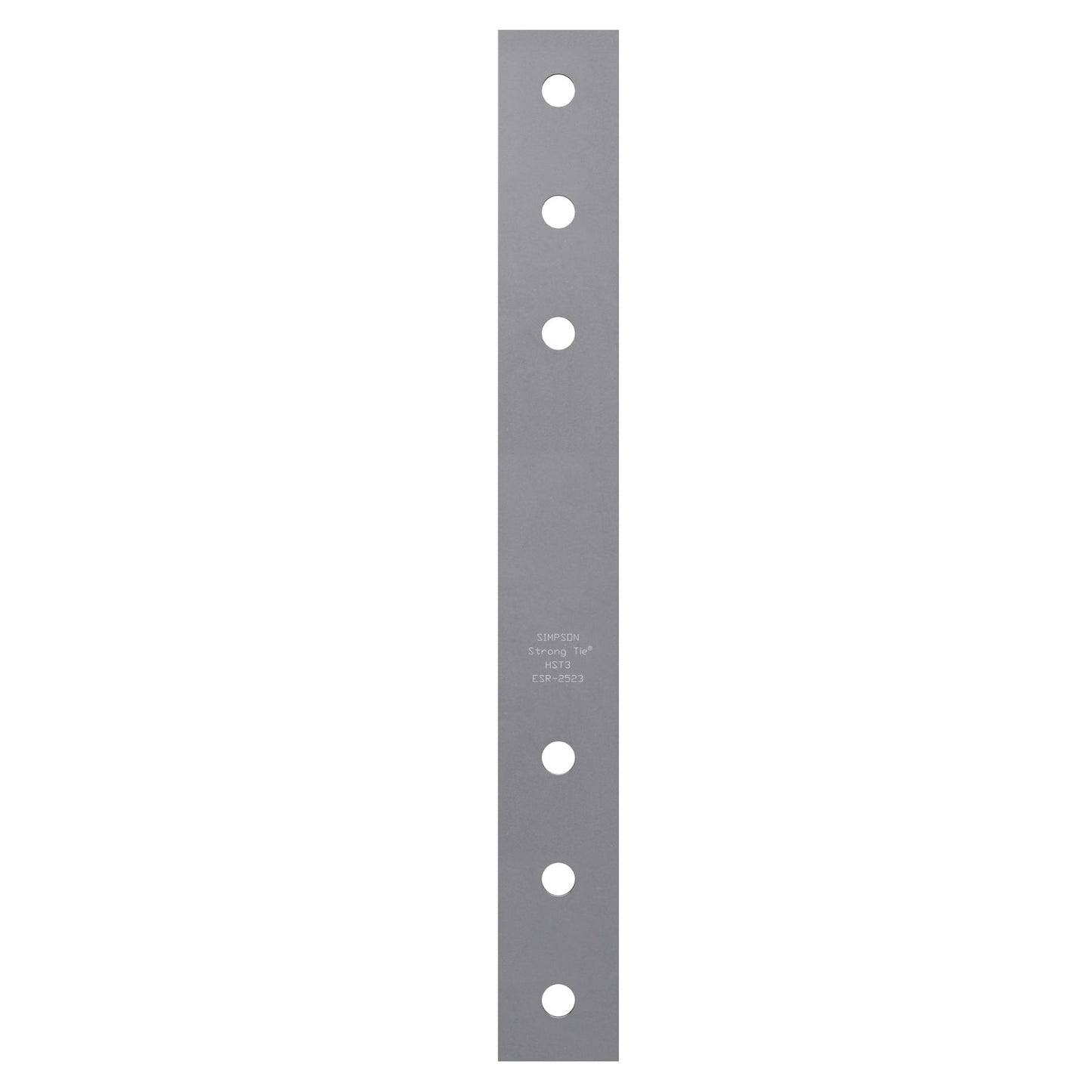 Simpson 3 inch x 2512 inch 3 Gauge Heavy Strap Tie G90 Galvanized image 1 of 2