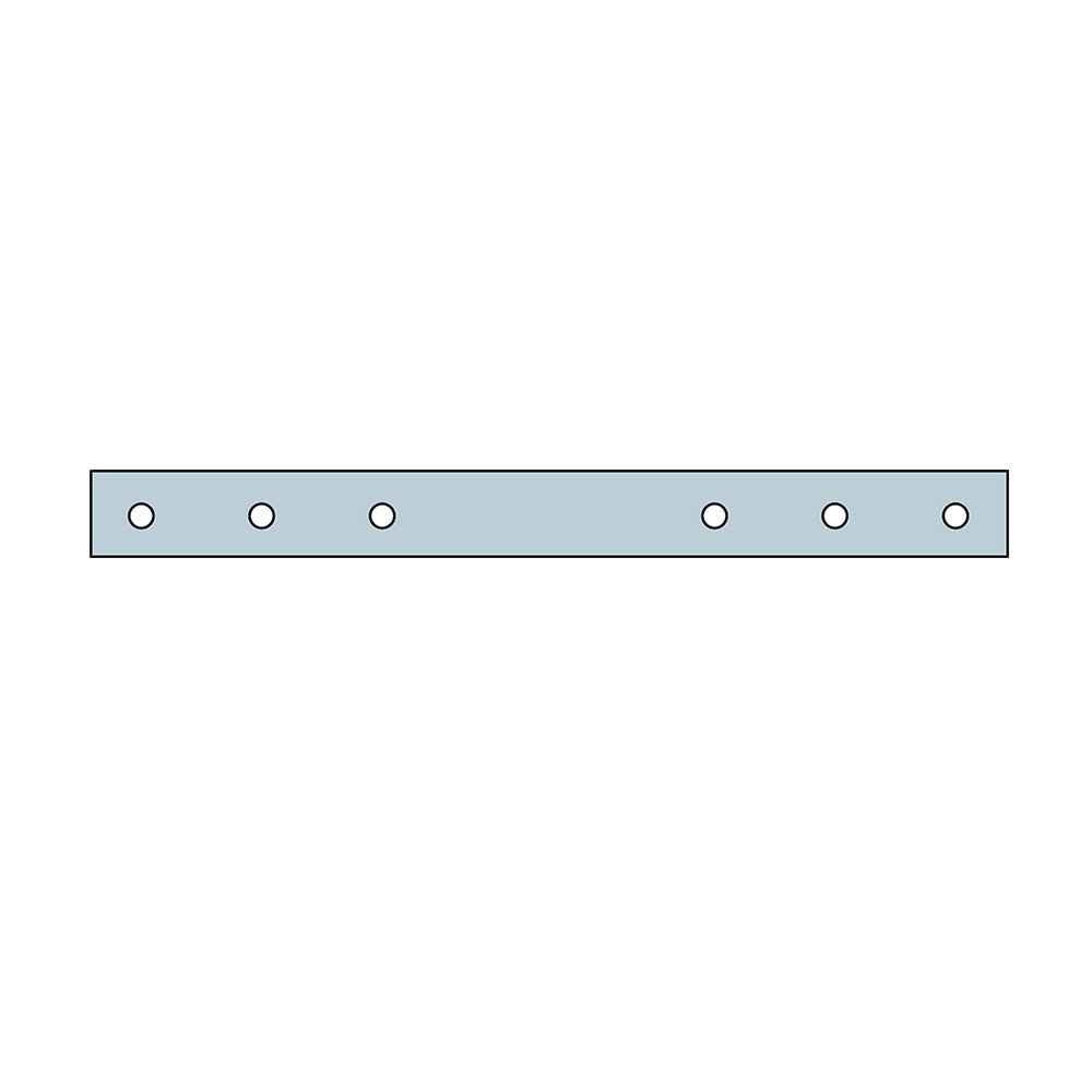 Simpson 3 inch x 2512 inch 3 Gauge Heavy Strap Tie G90 Galvanized image 2 of 2