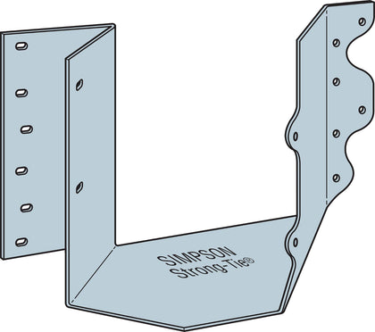 Simpson HSUL26-2 Double Joist Hanger Skewed Left, Galvanized