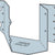 Simpson HSUR46 Joist Hanger Skew Right Galvanized